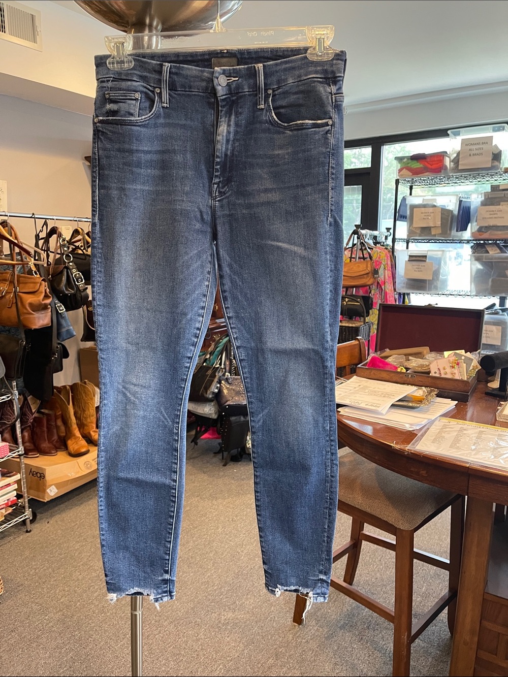 MOTHER High Waisted The Looker Ankle Chew 28 Just Like The One We Used To Know